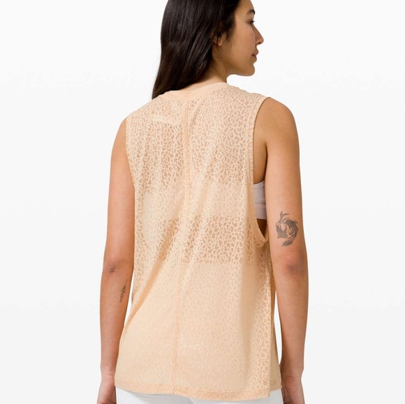 Lululemon All Yours Tank - Boyfriend Cut - City Camo Burnout Pattern - Picture 7 of 11